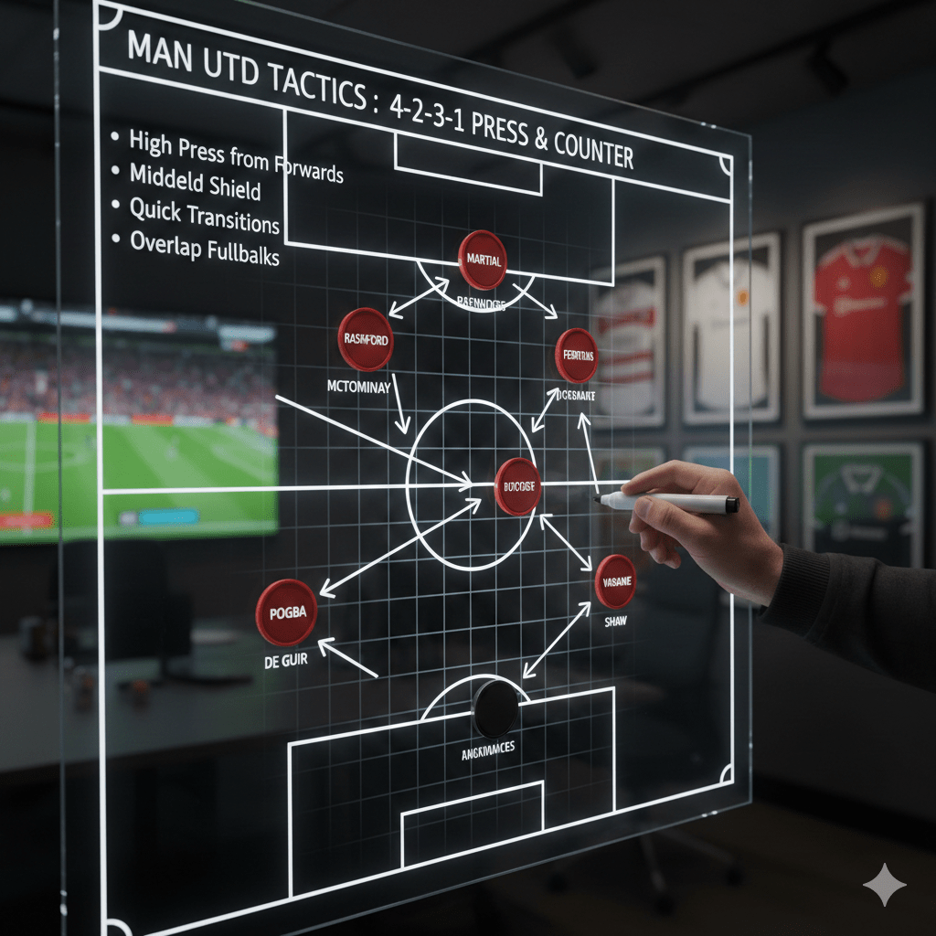 Man Utd Tactical Breakdown: Pressing Shape, Build-Up Play, and Chance Creation 2 man utd tactics